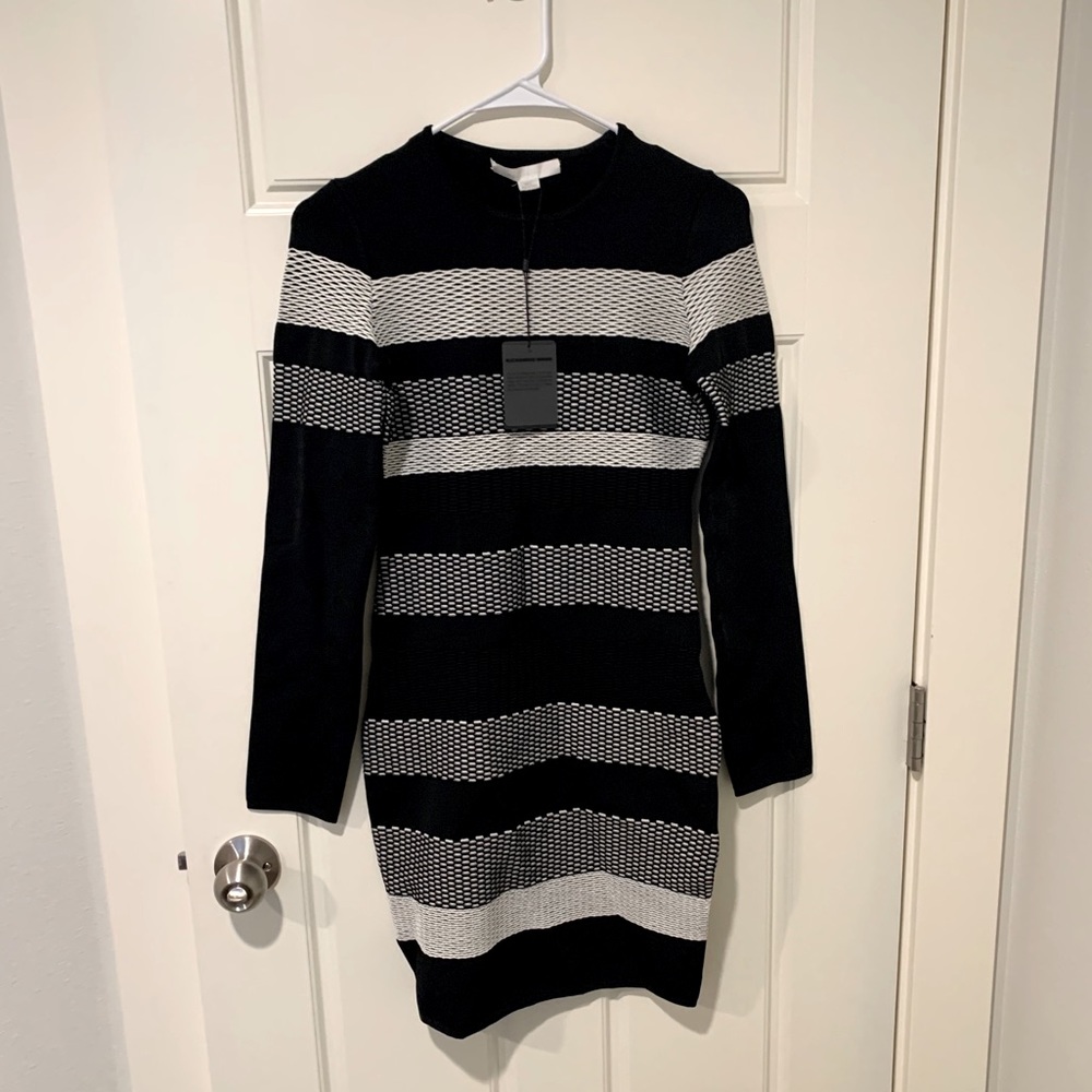 NEW W TAGS- Stretch long sleeve Wang dress